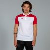 HOBBY II SHORT SLEEVE POLO polo tričko biela červená 3XL HOBBY II SHORT SLEEVE POLO polo tričko biela červená 3XL