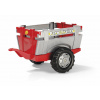 Rollytoys Vlečka za traktor 1osá ´´Farm Trailer´´ - striebornočervená Rollytoys Vlečka za traktor 1osá ´´Farm Trailer´´ - striebornočervená