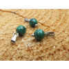 Malachitový přívěsek - kulička hladká, 6mm (přívěsek malchit) Malachitový přívěsek - kulička hladká, 6mm (přívěsek malchit)