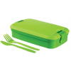 Box Curver® Lunch&Go 1300 ml, obedár, zelený, dóza s príborom Box Curver® Lunch&Go 1300 ml, obedár, zelený, dóza s príborom