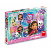 Puzzle pre deti Mačací domček Gabi Párty 3x55 dielikov pre deti 4+ Puzzle pre deti Mačací domček Gabi Párty 3x55 dielikov pre deti 4+