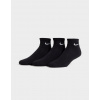Nike 3 Pack Cushioned Quarter Socks Čierna EUR 46-50 Nike 3 Pack Cushioned Quarter Socks Čierna EUR 46-50