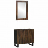 zahrada-XL Sada kúpeľňového nábytku 2 pcs Orechovo hnedá 62 x 33 x 58 cm 3310054 zahrada-XL Sada kúpeľňového nábytku 2 pcs Orechovo hnedá 62 x 33 x 58 cm 3310054