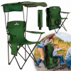 Turistická stolička s operadlom Outtec O-42463 zelená Turistická stolička s operadlom Outtec O-42463 zelená