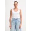 United Colors of Benetton top dámsky bavlnený 3GA8DH018 biela XS United Colors of Benetton top dámsky bavlnený 3GA8DH018 biela XS