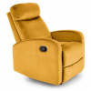 HALMAR Relaxačné kreslo WONDER, žltá bluvel 68 HALMAR Relaxačné kreslo WONDER, žltá bluvel 68