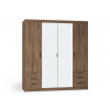 Šatníková skriňa so zrkadlom Elenas 4D 6S 176 x 190 x 53 cm - dub lefkas Šatníková skriňa so zrkadlom Elenas 4D 6S 176 x 190 x 53 cm - dub lefkas