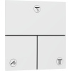Hansgrohe ShowerSelect Comfort E - Ventil pod omietku pre 3 spotrebiče, biela matná 15573700 Hansgrohe ShowerSelect Comfort E - Ventil pod omietku pre 3 spotrebiče, biela matná 15573700