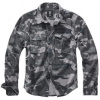 Brandit Vintage košeľa dlhý rukáv grey camo temp Brandit Vintage košeľa dlhý rukáv grey camo temp