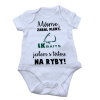 LK Baits body krátký rukáv Mámo zabal pleny 0-3 měsíců zelený nápis LK Baits body krátký rukáv Mámo zabal pleny 0-3 měsíců zelený nápis