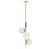Candellux Duo závesné svietidlo 3x15 W biela-zlatá 33-01276 Candellux Duo závesné svietidlo 3x15 W biela-zlatá 33-01276