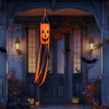 Halloweensky veterný vak - tekvica - oranžová - 122 cm Halloweensky veterný vak - tekvica - oranžová - 122 cm