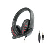 DeTech Drôtový headset P30 s mikrofónom - čierny 11660109 DeTech Drôtový headset P30 s mikrofónom - čierny 11660109