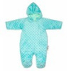 Baby Nellys Kombinézka / overal Minky, zateplená - mätová, veľ. 74 Baby Nellys Kombinézka / overal Minky, zateplená - mätová, veľ. 74