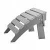 SucceBuy Adirondack 43x48x33CM Podnožka Ottoman Skladacia Šedá SucceBuy Adirondack 43x48x33CM Podnožka Ottoman Skladacia Šedá