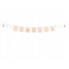 Materiálová girlanda Oh Baby - svetloružová, 250 cm Materiálová girlanda Oh Baby - svetloružová, 250 cm