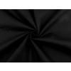 Bavlněná látka / plátno hrubší s keprovou vazbou METRÁŽ - 9-10 (270 g/m²) černá Bavlněná látka / plátno hrubší s keprovou vazbou METRÁŽ - 9-10 (270 g/m²) černá