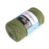 Pletacia priadza Macrame Cotton Lurex 250 g Variant: 10 (741) zelená olivová zlatá, Balenie: 1 ks Pletacia priadza Macrame Cotton Lurex 250 g Variant: 10 (741) zelená olivová zlatá, Balenie: 1 ks