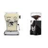 Ascaso Dream ONE, Sweet Cream + Eureka Mignon Silenzio 55, CR black Ascaso Dream ONE, Sweet Cream + Eureka Mignon Silenzio 55, CR black