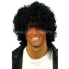 Parochňa - 60s - 70s AFRO - čierna, mokrý vzhľad, pánska Parochňa - 60s - 70s AFRO - čierna, mokrý vzhľad, pánska