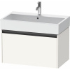 DURAVIT Ketho 2 závesná skrinka pod umývadlo, 1 zásuvka, 784 x 460 x 440 mm, biela super matná, K25077084840000 DURAVIT Ketho 2 závesná skrinka pod umývadlo, 1 zásuvka, 784 x 460 x 440 mm, biela super matná, K25077084840000