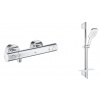 Set sprchová batéria Grohe Grohtherm 800 Cosmopolitan 34765000, sprchová súprava Grohe Vitalio SmartActive 26596000