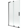 Mexen Velar L vaňová zástenka dvojkrídlová posuvná 100 x 150 cm, transparentná, čierna - 896-100-003-01-70 Mexen Velar L vaňová zástenka dvojkrídlová posuvná 100 x 150 cm, transparentná, čierna - 896-100-003-01-70
