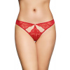 G-string 2497 - červená M/L G-string 2497 - červená M/L