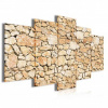 Obraz na plátne viacdielny - OB4002 - Kamenná stena 100cm x 50cm - S19 Obraz na plátne viacdielny - OB4002 - Kamenná stena 100cm x 50cm - S19