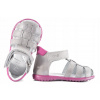 EMEL E1078-2 DIEVČENSKÉ SANDÁLKY SANDÁLE TOPÁNKY NA PRVÉ KROKY 24 Sivá EMEL E1078-2 DIEVČENSKÉ SANDÁLKY SANDÁLE TOPÁNKY NA PRVÉ KROKY 24 Sivá
