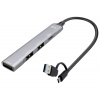 I-TEC i-tec USB-A/USB-C Metal HUB/ 1x USB-C 3.1/ 3x USB 2.0/ kovový I-TEC i-tec USB-A/USB-C Metal HUB/ 1x USB-C 3.1/ 3x USB 2.0/ kovový