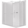 CERANO - Sprchová zástena Walk-in Onyx TL/P - 8 mm - hranatá vzpera + polička/držiak na uteráky - chróm, mliečne sklo - 60x30x200 cm CERANO - Sprchová zástena Walk-in Onyx TL/P - 8 mm - hranatá vzpera + polička/držiak na uteráky - chróm, mliečne sklo - 60x30x200 cm