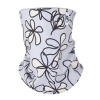 Nákrčník podšitý Outlast® - svetlosivá kvety/sivý melír UNI Nákrčník podšitý Outlast® - svetlosivá kvety/sivý melír UNI