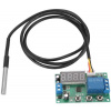 Digitální termostat YYW-1 s čidlem DS18B20, -40 až 125 °C, 12 V DC Digitální termostat YYW-1 s čidlem DS18B20, -40 až 125 °C, 12 V DC