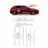 Nálepka ALFA ROMEO - Osobné auto - Samolepka / Sticker Nálepka ALFA ROMEO - Osobné auto - Samolepka / Sticker
