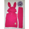 Tepláková súprava malinová so zajačími ušami Veľkosť: 92 Tepláková súprava malinová so zajačími ušami Veľkosť: 92