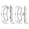 BOSCH Sada brzdových platničiek kotúčovej brzdy 0986494348 BOSCH Sada brzdových platničiek kotúčovej brzdy 0986494348