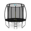 INLEA ULTIMATE Jump Trampolína 250 cm s vnútornou ochrannou sieťou - čierna INLEA ULTIMATE Jump Trampolína 250 cm s vnútornou ochrannou sieťou - čierna
