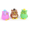 Wiky Stláčacie zvieratko Sova 7cm - náhodná Wiky Stláčacie zvieratko Sova 7cm - náhodná