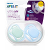 Avent Cumlík Ultra air 0-6 mesiacov 2 ks chlapec Avent Cumlík Ultra air 0-6 mesiacov 2 ks chlapec
