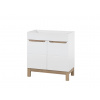 COMAD - Skrinka pod umývadlo 80cm 2 dvierka BALI biela 5907611647479 COMAD - Skrinka pod umývadlo 80cm 2 dvierka BALI biela 5907611647479
