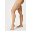MONA QUEEN Samodržiace pančuchy Plus Size Divine 30 DEN alabaster 5/6 MONA QUEEN Samodržiace pančuchy Plus Size Divine 30 DEN alabaster 5/6