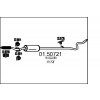 Stredný tlmič výfuku MTS 01.50721 Stredný tlmič výfuku MTS 01.50721