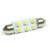 AUTO LED ŽIAROVKA C5W 6 SMD 1210 TEPLÁ BIELA AUTO LED ŽIAROVKA C5W 6 SMD 1210 TEPLÁ BIELA
