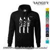 Mikina RANGER® - NOŽE M Čierna Mikina RANGER® - NOŽE M Čierna