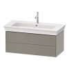 DURAVIT White Tulip závesná skrinka pod umývadlo, 2 zásuvky, 984 x 458 x 410 mm, kameňovo šedá matná, WT434209292 DURAVIT White Tulip závesná skrinka pod umývadlo, 2 zásuvky, 984 x 458 x 410 mm, kameňovo šedá matná, WT434209292