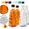 5x FĽAŠA V TVARE VIANOČNÉHO STROMČEKA 250ML NA LIKÉR, DOMÁCU PÁLENKU, VIANOČNÝ MOTÍV S HVIEZDIČKAMI + UZÁVERY 5x FĽAŠA V TVARE VIANOČNÉHO STROMČEKA 250ML NA LIKÉR, DOMÁCU PÁLENKU, VIANOČNÝ MOTÍV S HVIEZDIČKAMI + UZÁVERY
