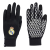 adidas Real Madrid Fieldplayer Gloves Adults Black/White Medium adidas Real Madrid Fieldplayer Gloves Adults Black/White Medium