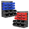 DEMA Nástenný závesný regál / organizér s 30 boxami na skrutky a náradie KSR30 40764D DEMA Nástenný závesný regál / organizér s 30 boxami na skrutky a náradie KSR30 40764D