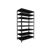 Skrutkovaný regál s kovovými policami Biedrax 50 x 100 x 250 cm, čierny, 8 políc, nosnosť 150 kg na policu Skrutkovaný regál s kovovými policami Biedrax 50 x 100 x 250 cm, čierny, 8 políc, nosnosť 150 kg na policu